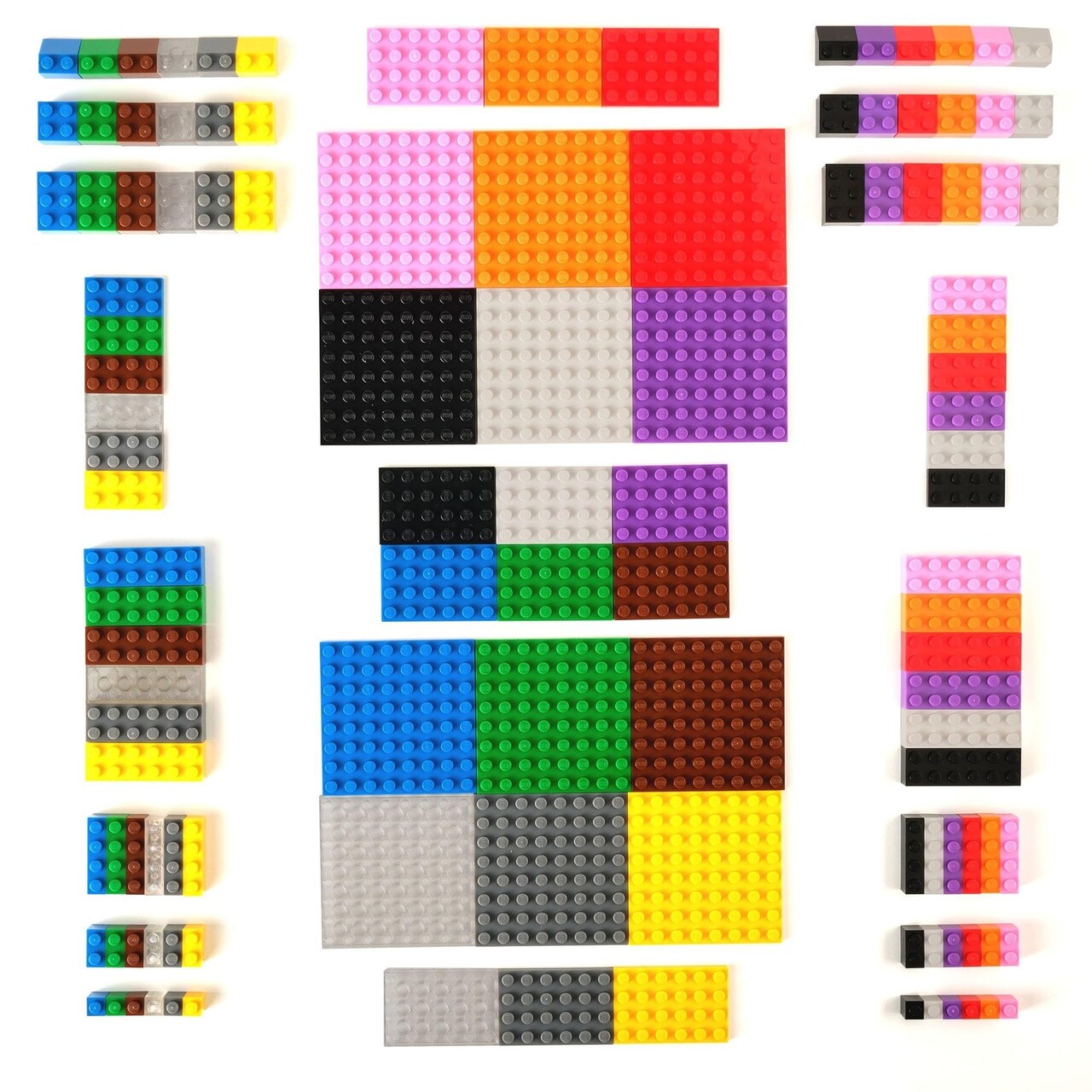 Strictly Briks Building Brick Starter Kit 1008 Pack - Compatible with Lego & All Major Brick Brands, Classic Style Kids Building Blocks Toys, Vibrant Colors